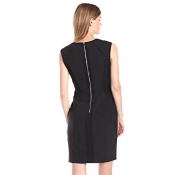 💙 EUC Rebecca Taylor Lace Accent Power Sheath Dress - Picture 4 of 8